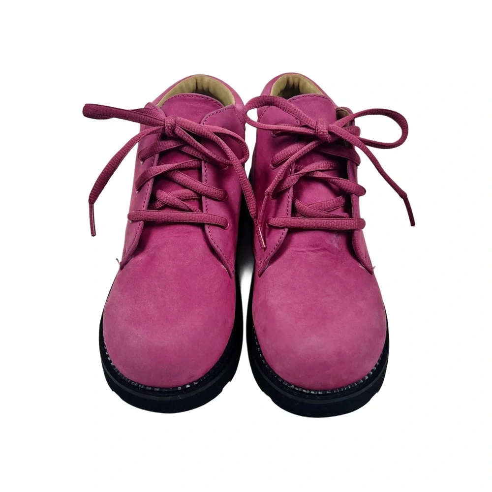 Mulberry Bush Kids Pink Suede Chukka Boots Size 2